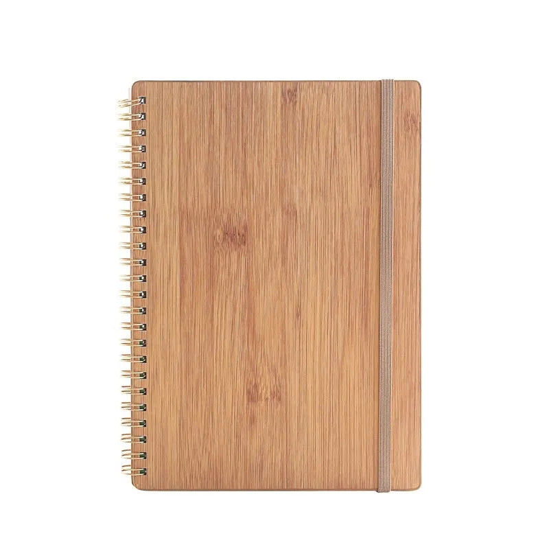 A5 erasable spiral notebook with stone paper, custom cover options including pockets and sticky notes