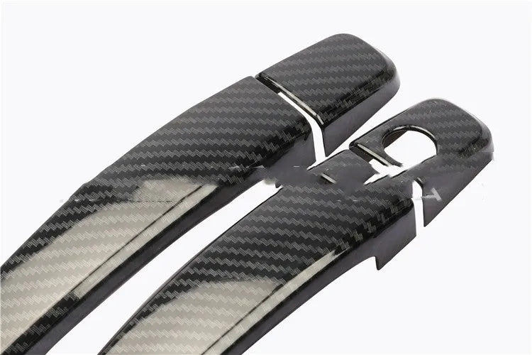 Carbon fibre door handle overlay for Opel Vauxhall Astra H and J models