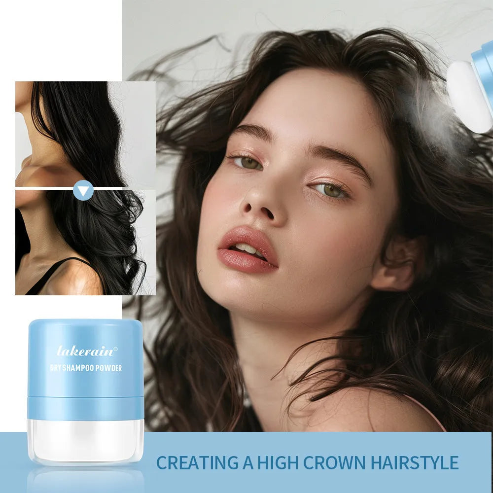 Disposable 5g hair dry cleaning booster powder sachet with mirror headband applicator