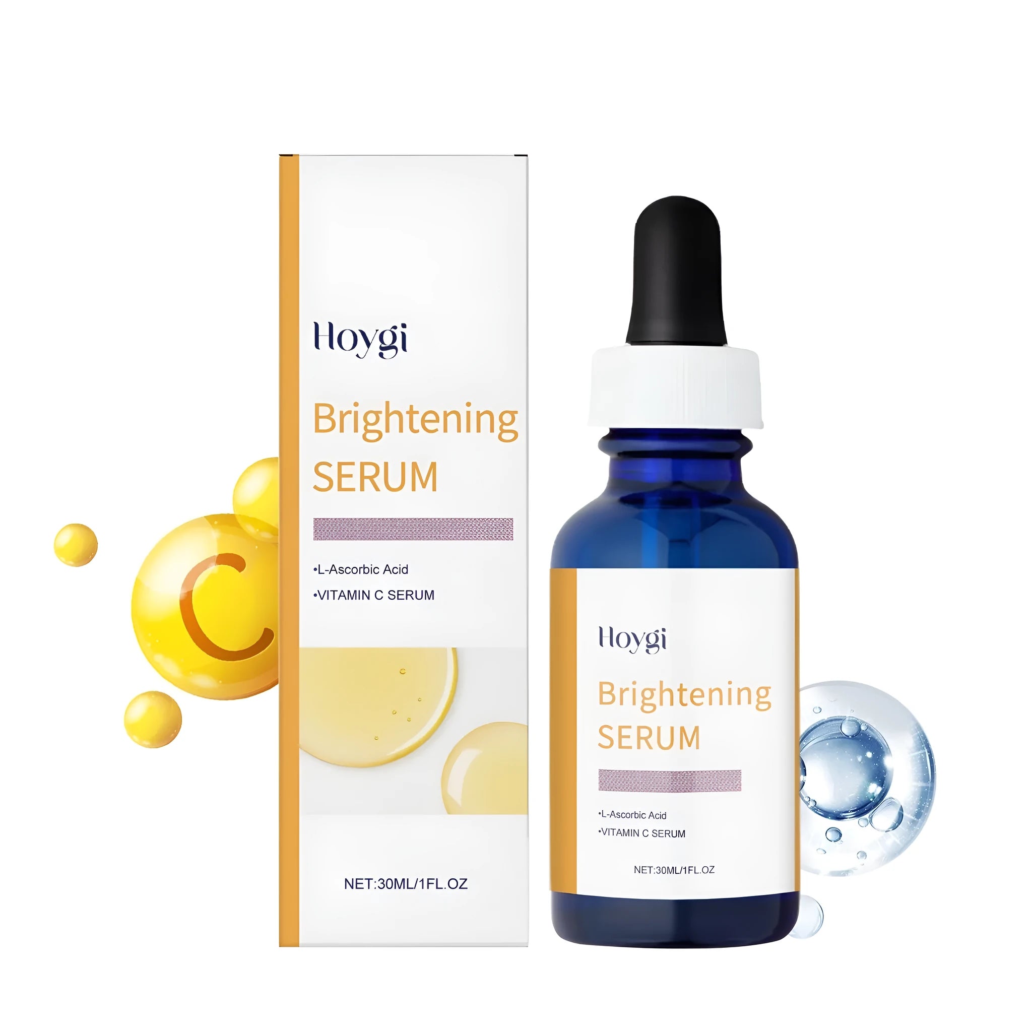 30ml Vitamin C Solution facial essence bottle with ascorbic acid and tocopherol