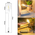 Folding USB rechargeable tungsten filament night light with S14 bulb