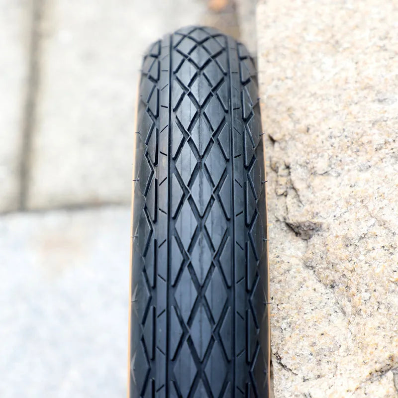 Brown skin edge rubber tyre for snowmobiles and electric beach cars, size 20x4.0 inches.