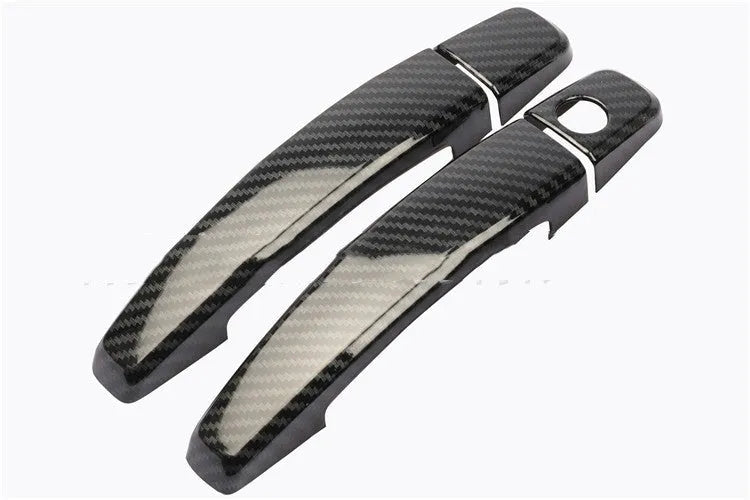 Carbon fibre door handle overlay for Opel Vauxhall Astra H and J models