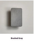Minimalist Nordic design LED wall lamp in black finish showing clean lines and integrated light source