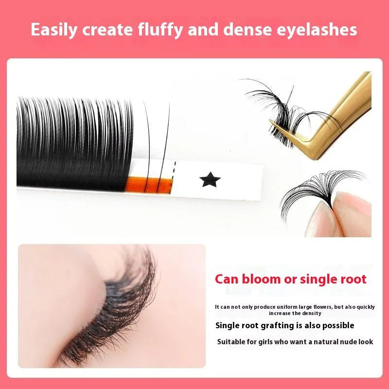 Dense 16-row false eyelashes made from mink hair in a matte round wool style on a clear strip.
