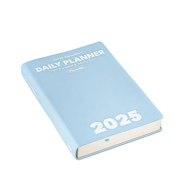 Waterproof notebook with PU cover for postgraduate entrance exam clock-in records in multiple colours