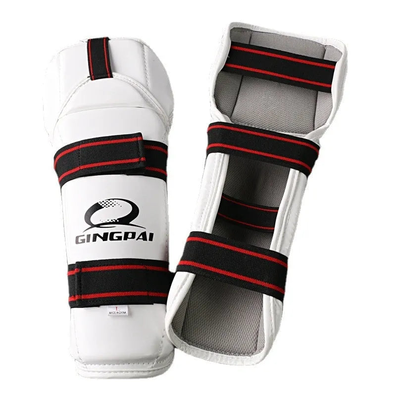 Taekwondo protective gear set with arm guards and leg protectors in PU EVA foam