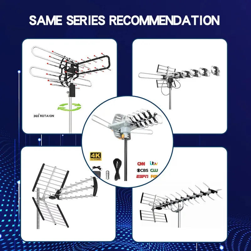 GR-1002 outdoor rotatable television antenna for digital TV signal reception