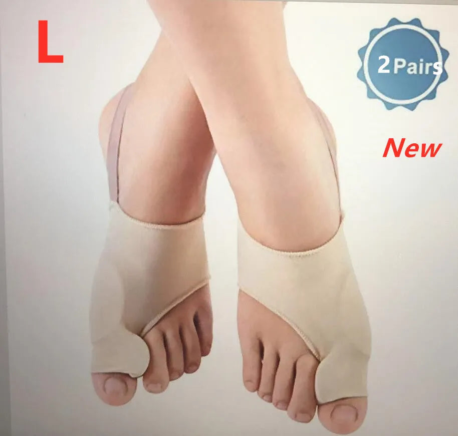 Corrective toe socks with silicone gel bunion pad in three sizes S M L