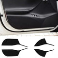 Carbon fibre protective film for Tesla Model S door controls 4-piece set