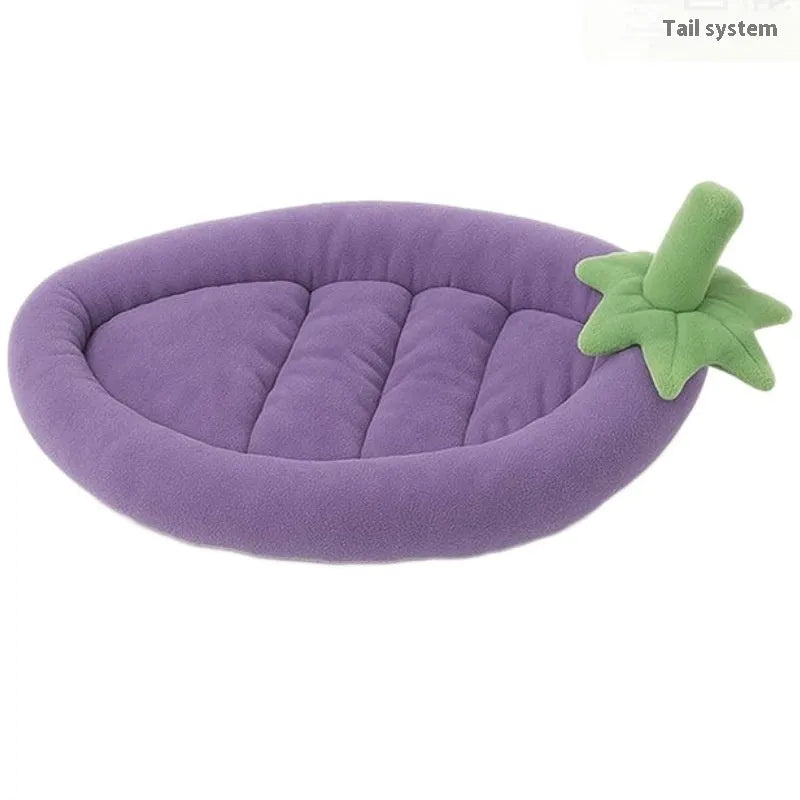 Washable cloth dog mat with removable cover in brown, shown in a large XXL size for dogs up to 29kg.