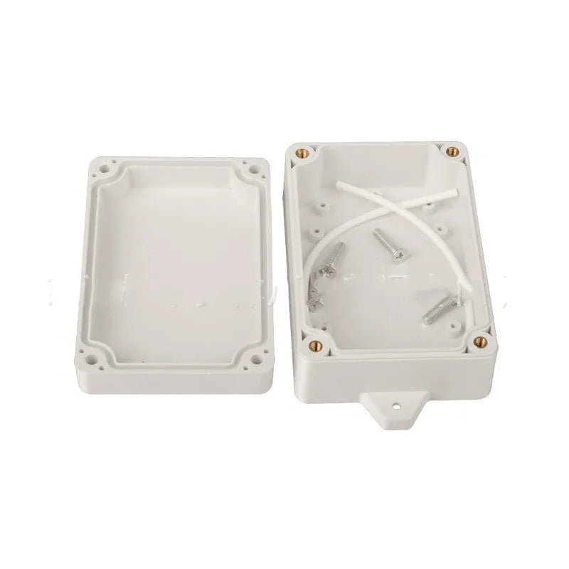 F4B-1 model ABS plastic waterproof instrument box with dimensions 100mm by 68mm by 40mm.