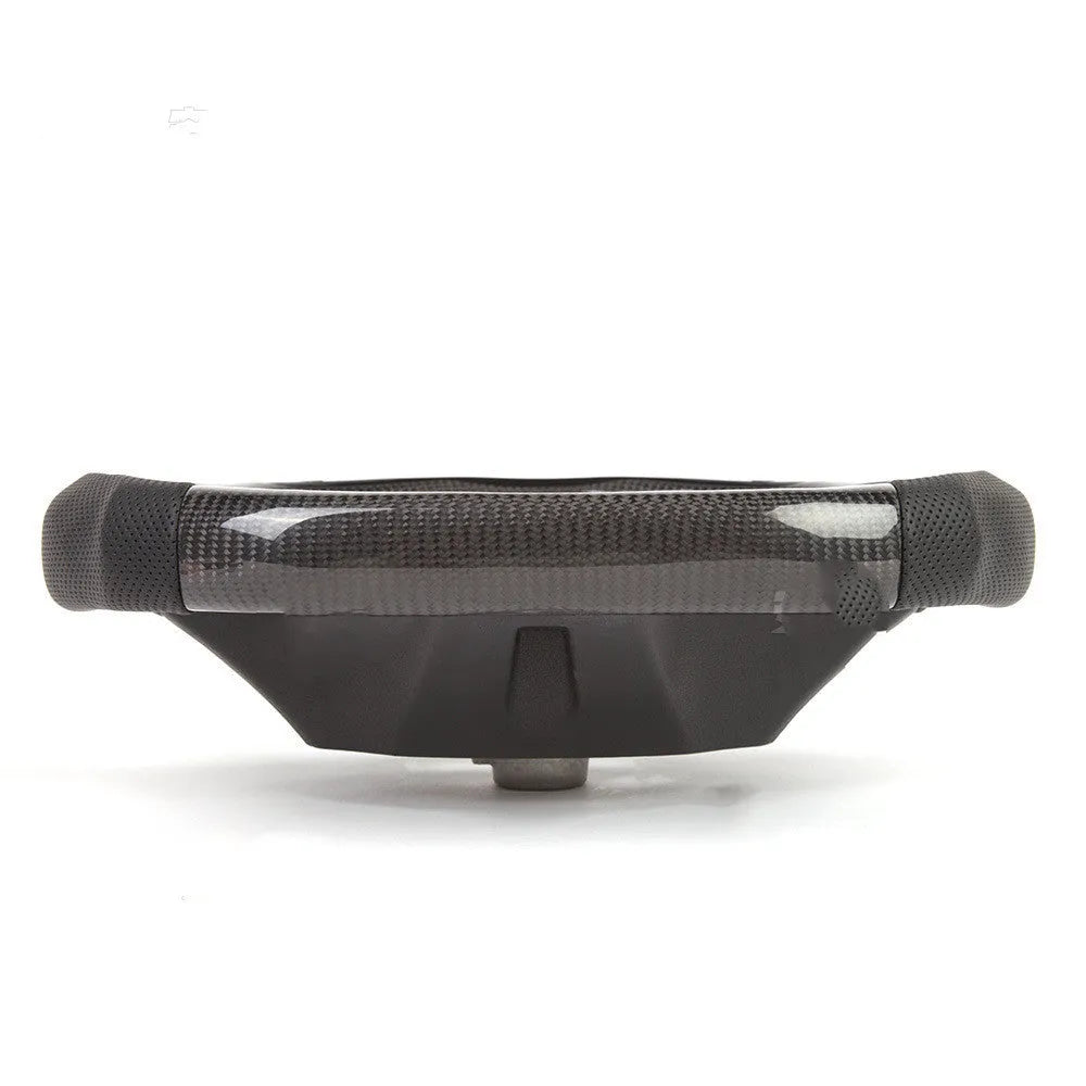 Black carbon fibre BMW steering wheel with LED features for X3 X5 models