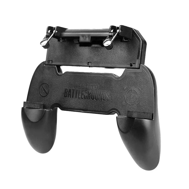 Black mobile phone auxiliary physical plug-in game handle with non-vibrating gamepad
