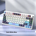 K98 mechanical keyboard with T7 wireless mouse in multiple colour options including black socks and xiaguang purple variants
