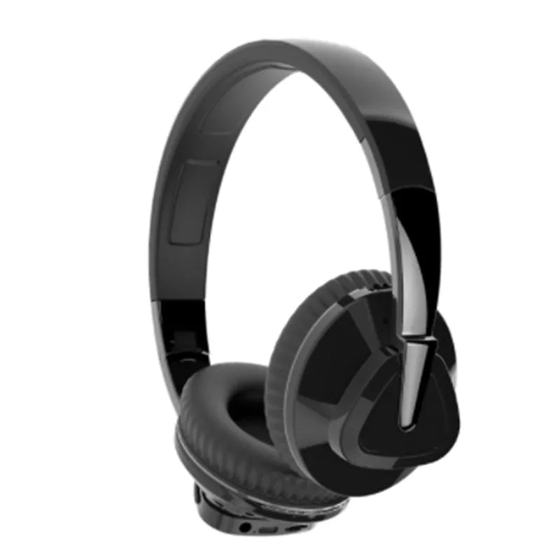 H3 wireless stereo headset with over-ear design in black colour showing ear cushions and headband