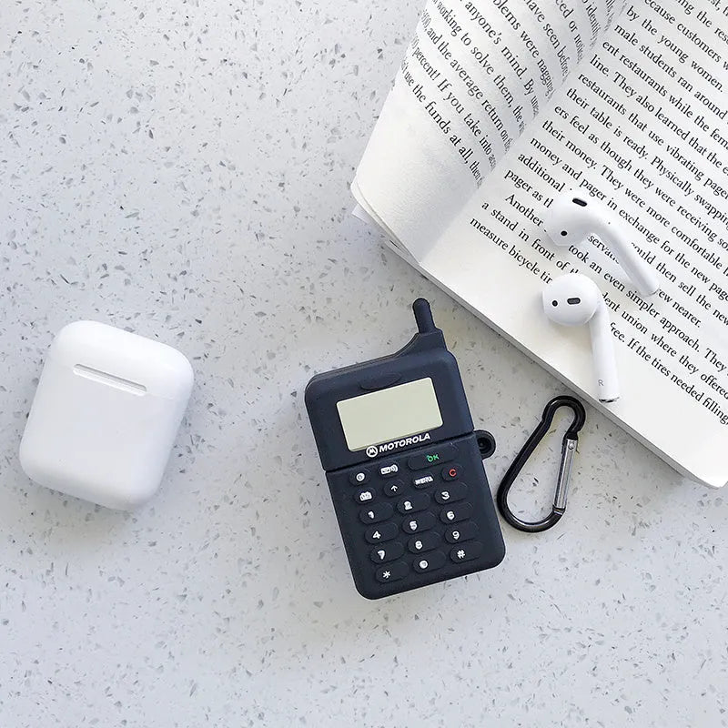 AirPods protective silicone case with cartoon animal design in multiple colour options