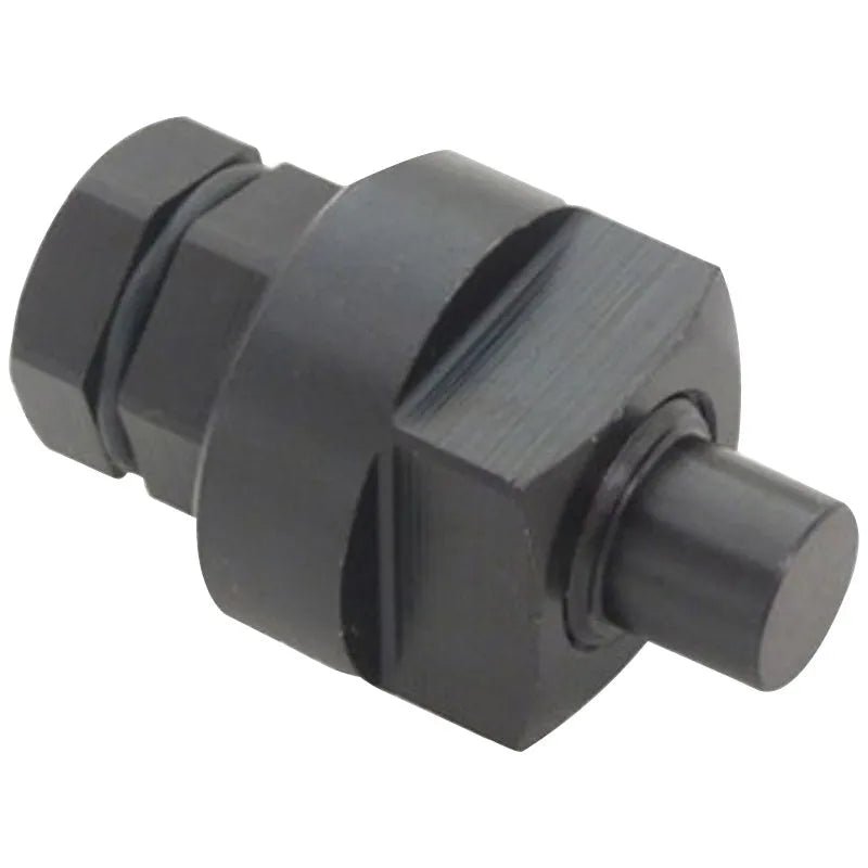 Aodi T40058 crankshaft rotating sleeve timing tool with adapter showing directional arrows and diameter variations