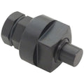 Aodi T40058 crankshaft rotating sleeve timing tool with adapter showing directional arrows and diameter variations