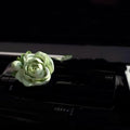 Jasmine car perfume diffuser on air vent with 5ml essential oil bottle