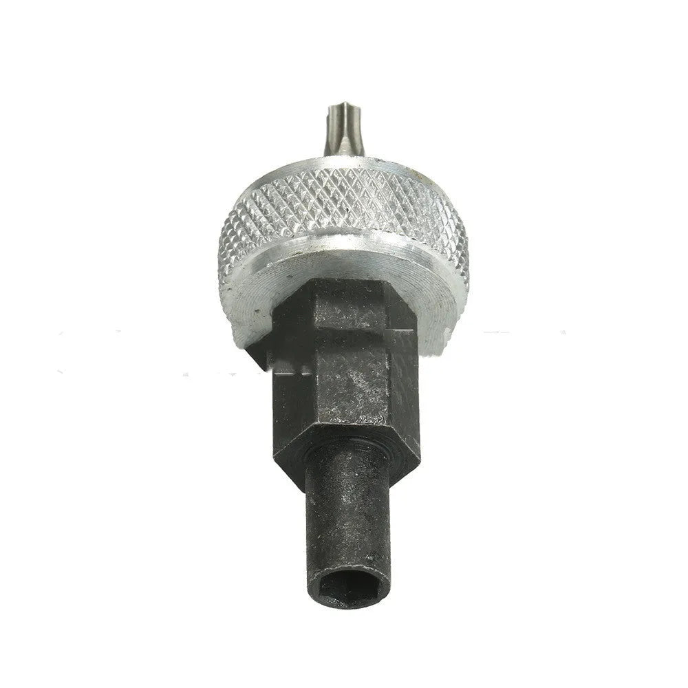 Carbon steel ignition module clamping wrench with knurled aluminium knobs for distributor repair