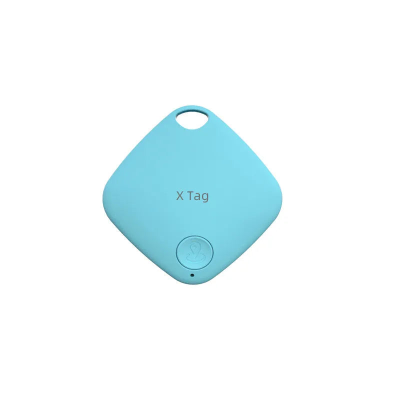 Small coloured Bluetooth anti-lost tracker for keys and wallets showing five colour options