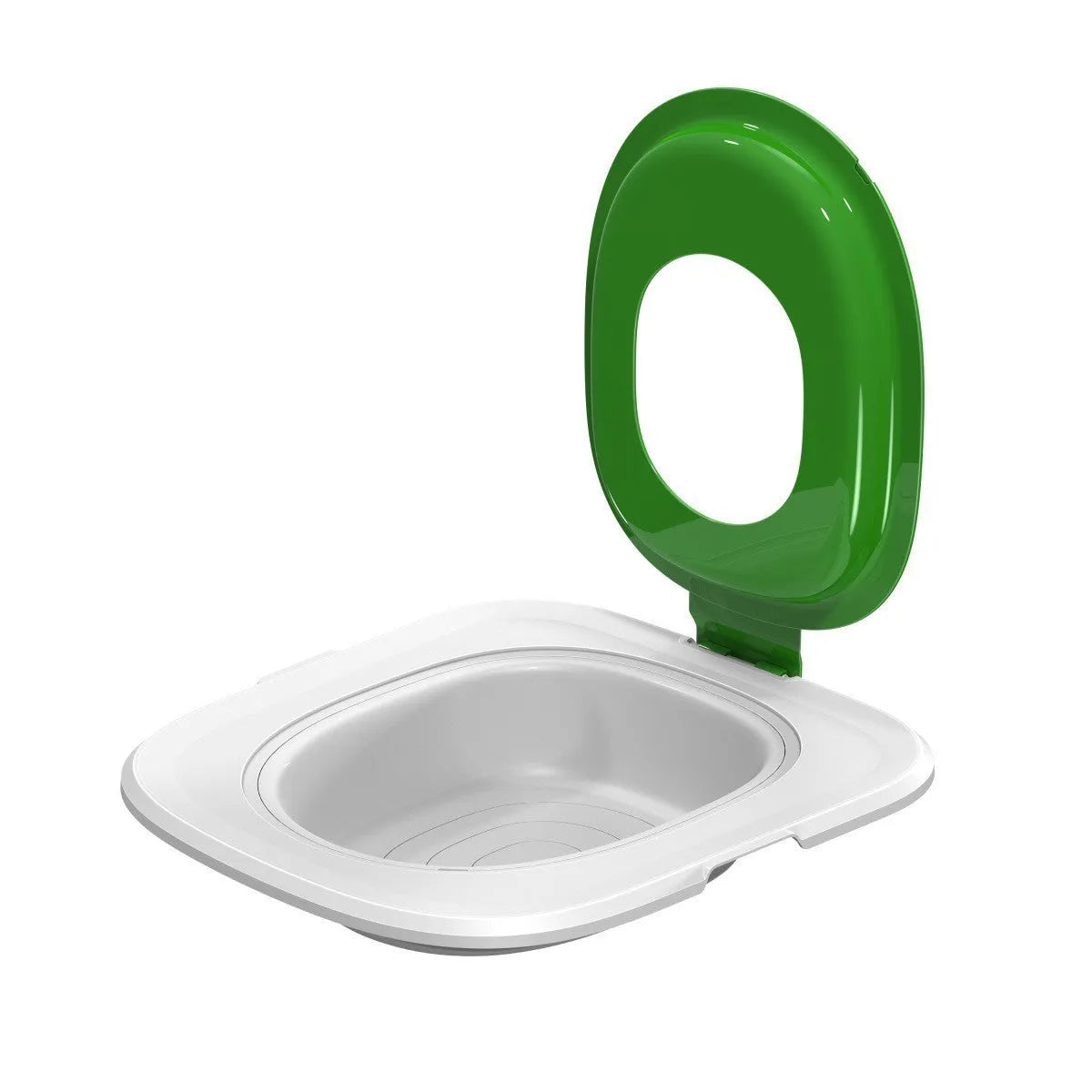 Fifth Generation cat trainer toilet with integrated mat tray in blue colour option