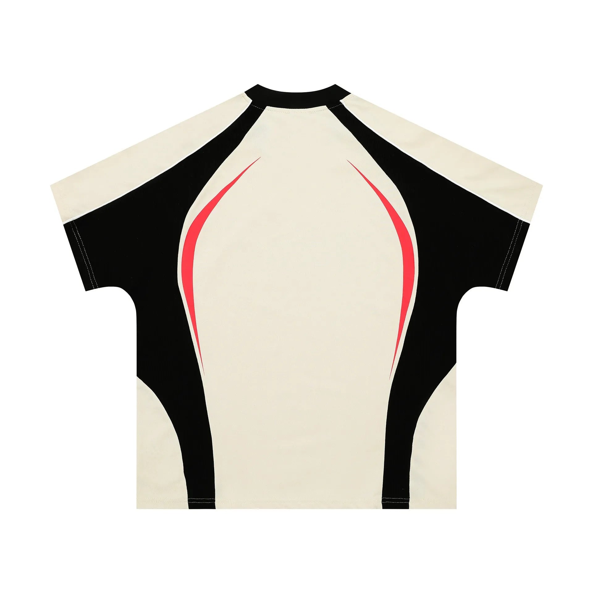 Men's loose fit t-shirt with colour matching letters print in black and apricot colours