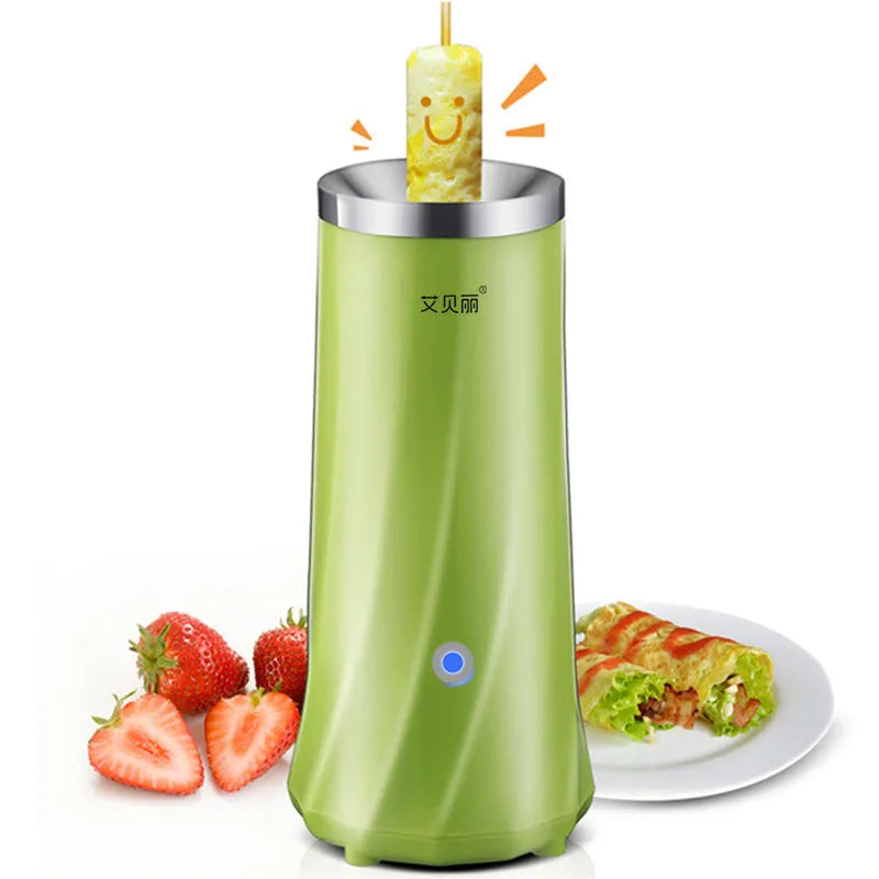 Beige mini breakfast machine with compact design for automatic food preparation