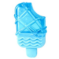 Summer ice dog cooling toy set with water-filled popsicle, pacifier, and ring chew toys