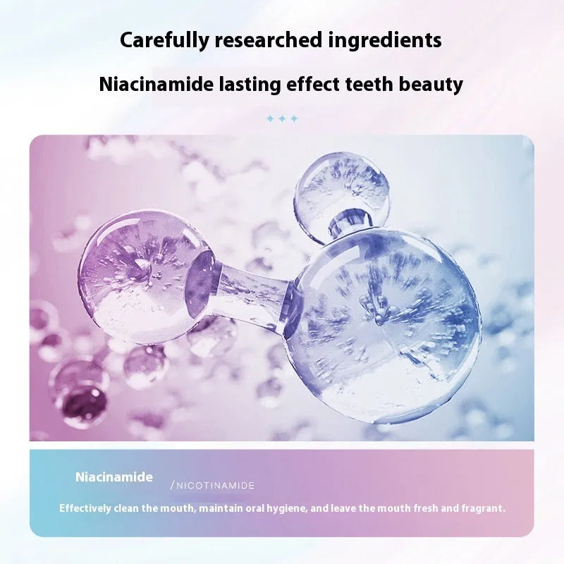 100g tube of Ji Ouni Nicotinamide Dazzling White Toothpaste for adult oral care