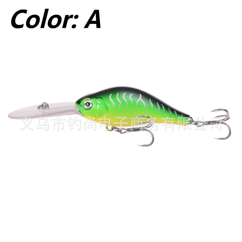 Little Fat Man 10.5cm deep diving hard minnow fishing lure in multiple colour options