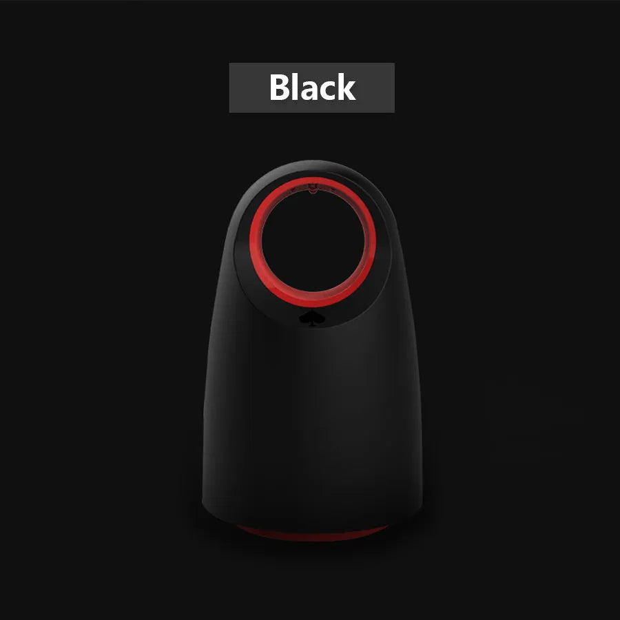 Black or white coloured silent electric mosquito killer with USB cable on a table.