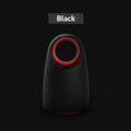 Black or white coloured silent electric mosquito killer with USB cable on a table.