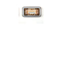 Rectangular rubber stamp ink pad in five colour options with quick-drying oily ink