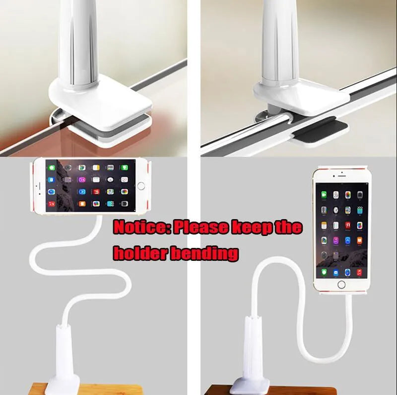 Bedside oversize flat panel phone handset with long flexible arm in various colour options