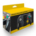 Black wireless game controller with colourful packaging for Nintendo Switch and Windows PC