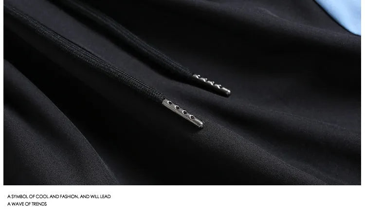 Men's loose fit quick-drying sports shorts with elastic waist in black and grey colours