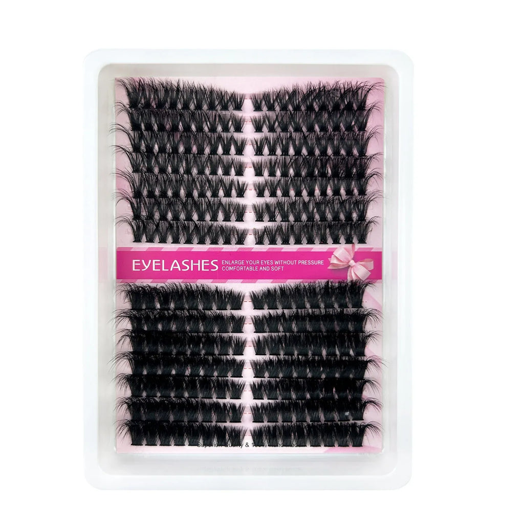 Creative messy false eyelash mixed set in storage box with high imitation material construction