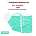 Upgraded five-generation cat grooming bag with detachable design and scratch-resistant thickened material