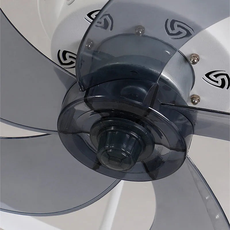 Nordic style ceiling fan lamp with remote control in 50cm size for bedroom or dining room use