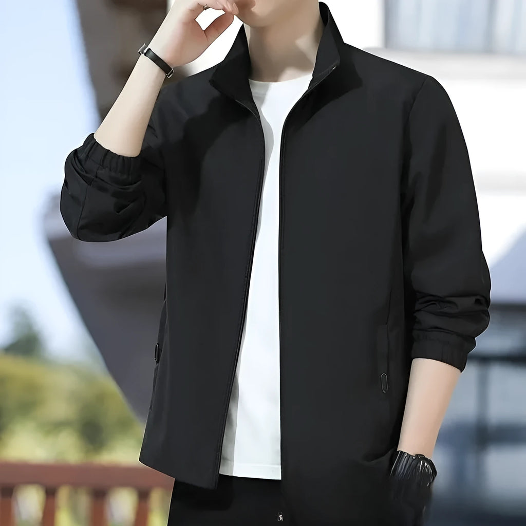 Korean style loose lapel casual jacket in thin fabric available in multiple colours