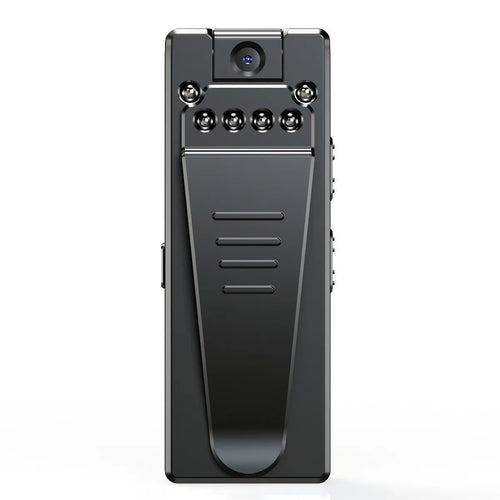Black 1080p HD DV home camera with night vision and motion detection features