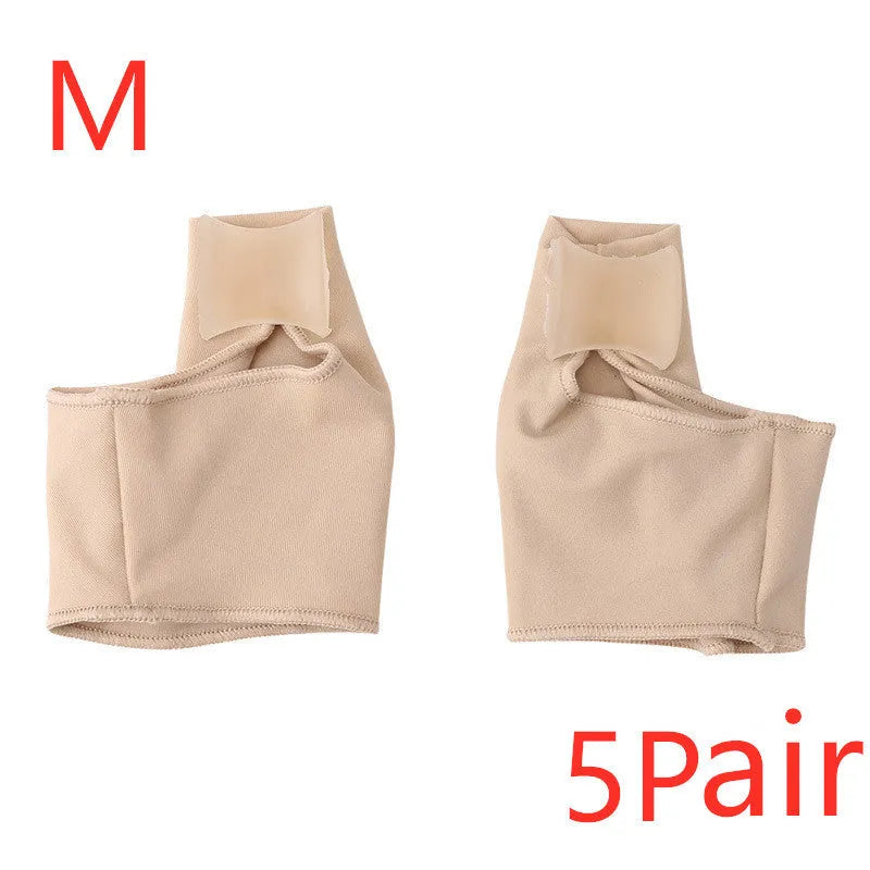 Corrective toe socks with silicone gel bunion pad in three sizes S M L