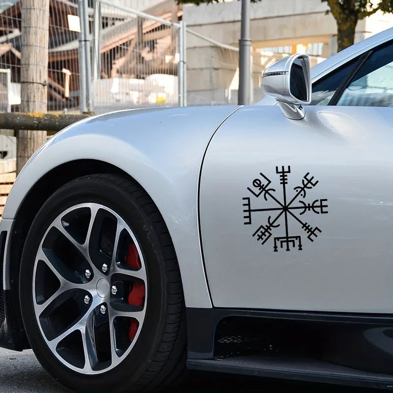 13x13cm square notebook design vinyl sticker for car glass or body.