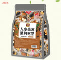Resealable pouch of ginseng black wolfberry tea with 40 individual tea bags visible