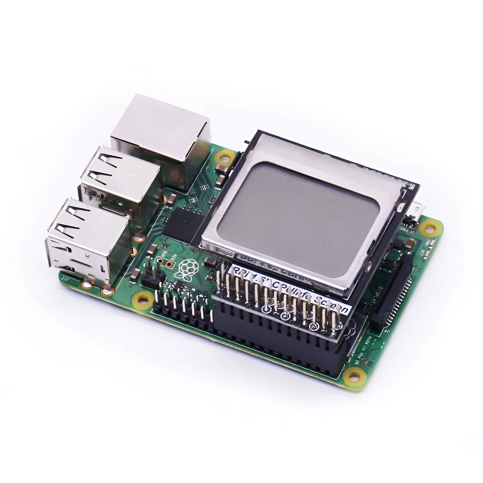 1.6 inch LCD display screen with backlight switch for Raspberry Pi system monitoring