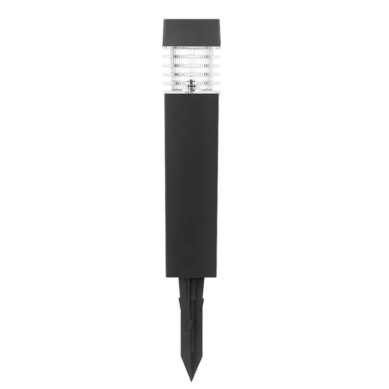 Solar lawn ground lamp with cuboid shape for garden lighting