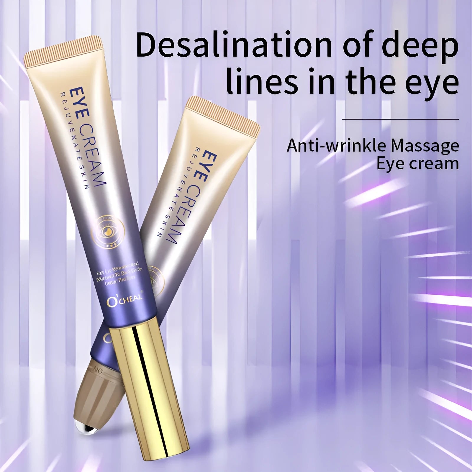 Ball eye cream jar with brightening and concealer properties for dark circles, 20g content