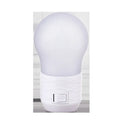 Round plug-in baby night light lamp body in white blue or pink shell with 45x90x45mm dimensions